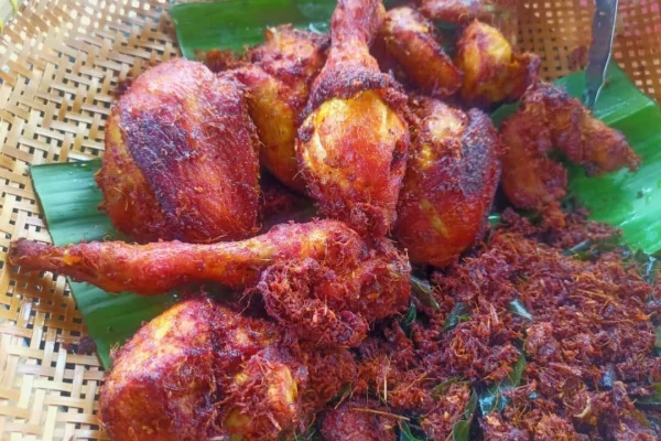 Nasi Lemak Kukus Ayam Berempah