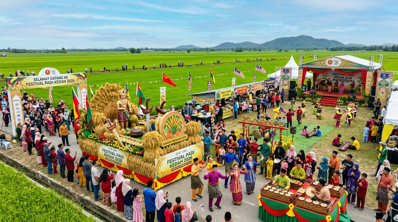 Festival Padi Kedah 2026 Kembali Meriah