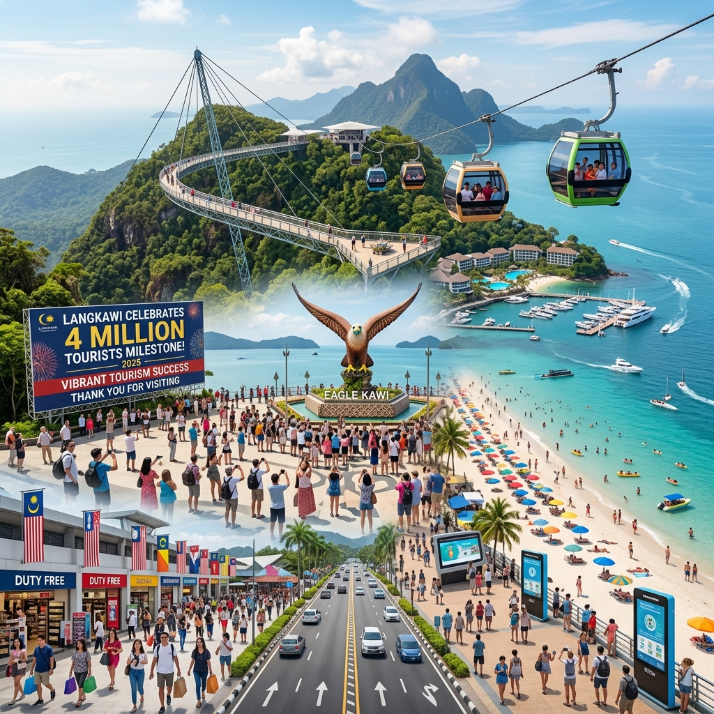 Langkawi Catat Rekod Pelancong 2025